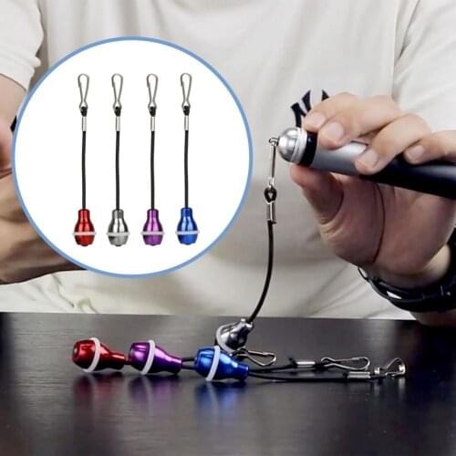 2pcs/set fishing rod missed pendant aluminum alloy double lock tube high elastic rubber band non-slip rope fishing accessories