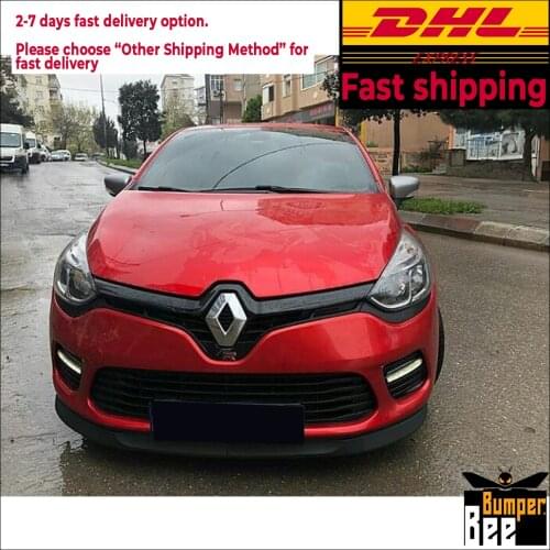 RENAULT CLIO 4 Astra H LIP FRONT SPOILER BUMPER LIP Euro Spoiler Lip Universal 2 pcs Body Kit
