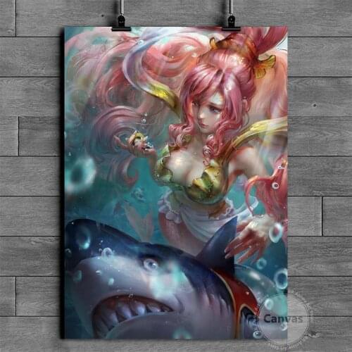 Anime Shirahoshi Poster Pictures Home Manga Decoration Paintings Canvas HD Prints Wall Art Modular Living Room
