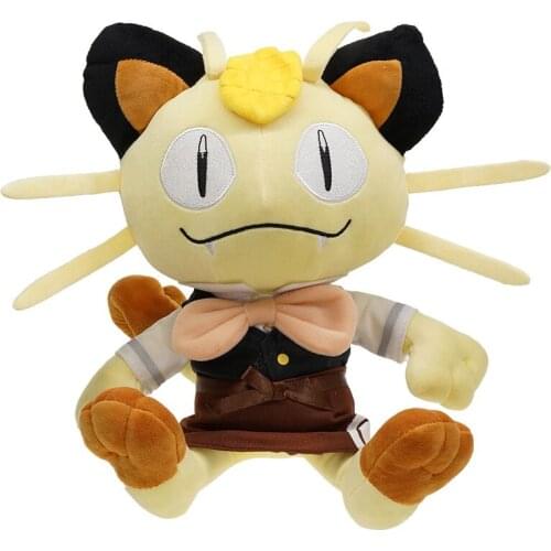 Big Size 38cm TAKARA TOMY Pokemon Meowth Plush Toys Soft Stuffed Animals Toys Doll Gifts for Children Kids