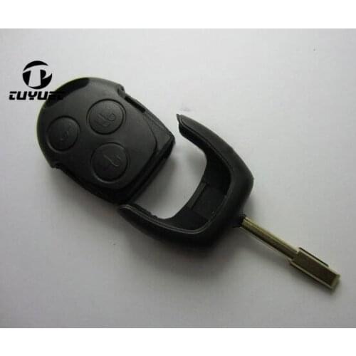 3 Buttons Remote Key FOB Case Shell With Uncut Blade For Ford Mondeo Fiesta Focus