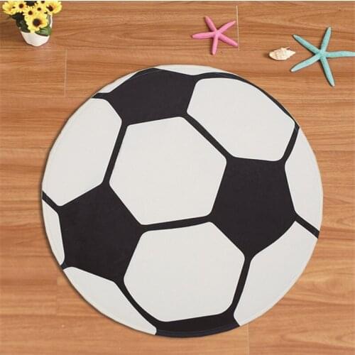 Football Printing Door Kitchen Mats World Cup Cushion Christmas Home Decoration Floor Bathroom Office Rugs Non-Slip Family Gifts