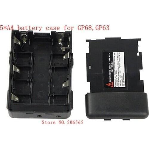 PMNN4001C 5*AA battery case box for motorola GP68/GP63 walkie talkie two way radio
