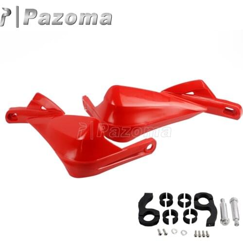 Red Universal Enduro Dual Sport Motorcycle Hand Guards 22mm 28mm Moto Handguard for Yamaha Honda EXC YZF DTR WR XR CRF DRZ