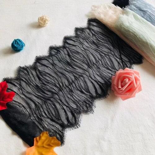 NX1177 19.5CM High Quality Eyelash-Free Lace for Dress