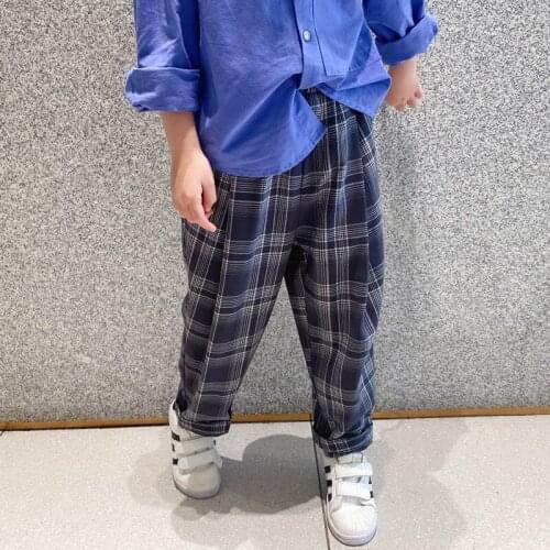 LucaLucky Gray Trousers For Boys