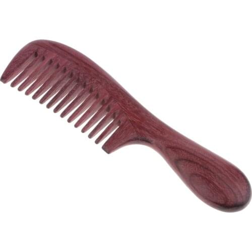 Professional Hair Comb Wood Antistatic - Head Massager Brush