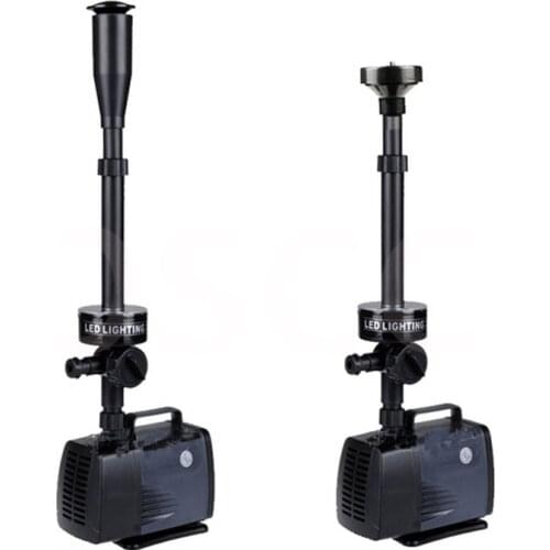 40w 2000l/h Aquarium Fish Pond Led Submersible Water Pump Garden Fountain Pump With Led Color Changing Fountain Maker