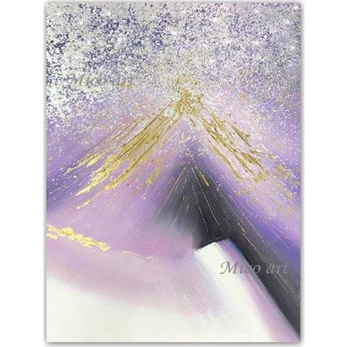 Heavy Textured Silver Abstract Oil Painting Artwork Home Wall Decoration Simple Art Unframed Canvas Paintings Free Shipping