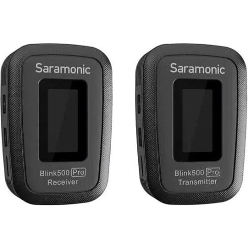 Magic Vision Saramonic Blink500 Pro Blink 500 Ultracompact 2.4G Hz Dual-Channe Wireless Lavalier Lapel Microphone for DSLR