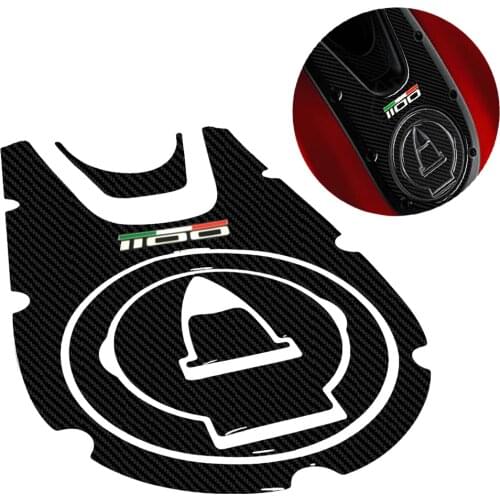 3D Motorcycle Tank Pad Protection Fuel Cap Decals Case Models Carbon-Look For DUCATI Monster 1100 Evo 2008-2014