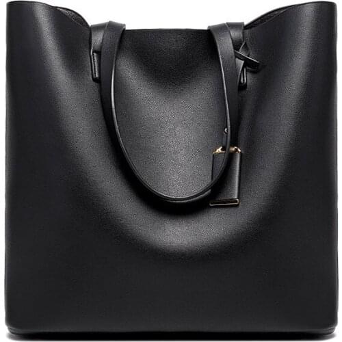 Womens 2020 Pu Leather Shoulder Bag Large Leather Handbags High Quality Female Fashion Shoulder Bags Tote