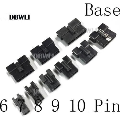 1000pcs SM2.54 female case socket 2.54 pair of plug locks 5P 6p 7p 8p 9P 10P SM 2.54 2.54MM