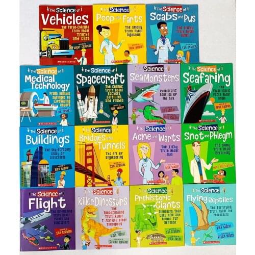 15 Books English Childrens Science Books the science of building dinosaurs technology flight picture book kids reading book
