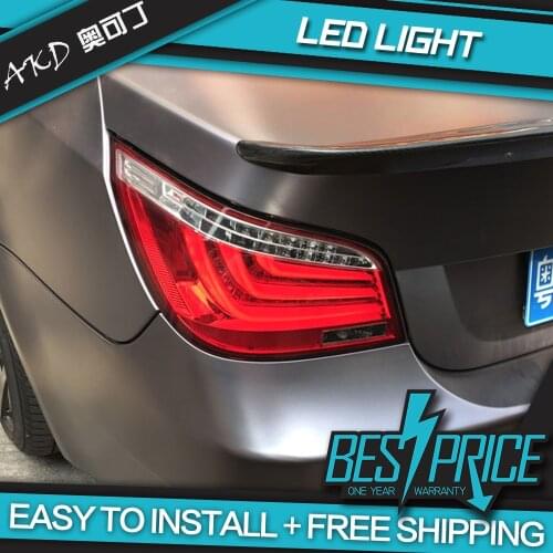 AKD Car Styling for BMW E60 Tail Light 2003-2010 523i 525i 530i Tail Lamp LED DRL Dynamic Signal Brake Reverse auto Accessories