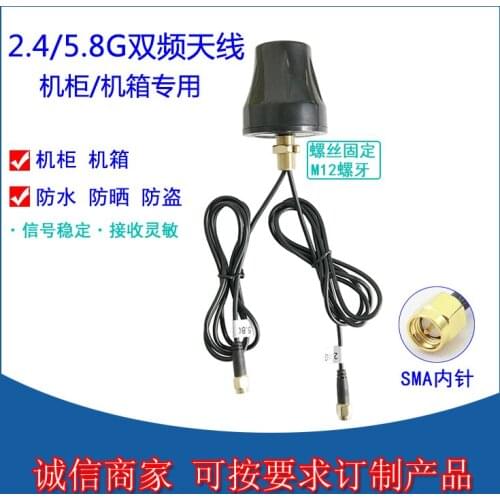 2.4 / 5.8g Cabinet Antenna 2400-5900m Cabinet Chassis Guard Against Theft Antenna Double Frequency Transmission Antenna 8dbi