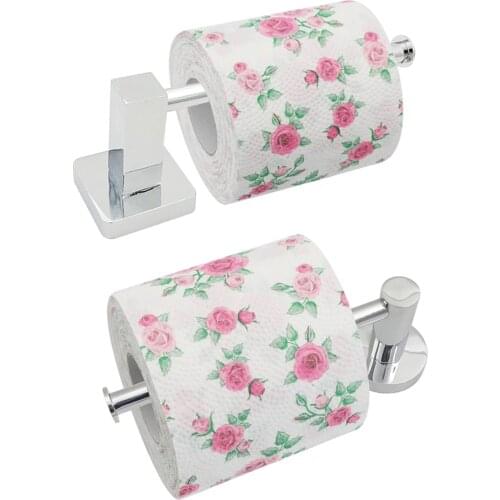 Free shipping two different styles bathroom toilet roll paper holder wall mount 304 stainless steel tissue roll holder 2018 new