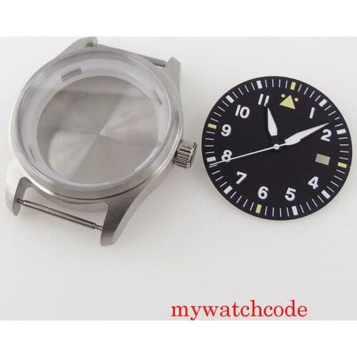 Watch Parts Wristwatch Case Luminous Dial Hands For NH35 Automatic Movement Sapphire Crystal 200m Water Resistance