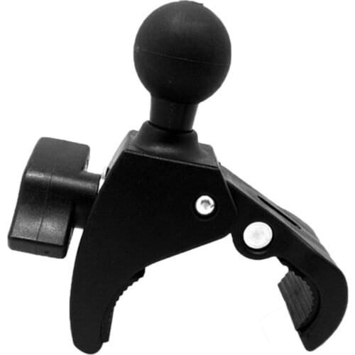 Black 16mm-38mm Motorcycle Handlebar Mount Holder Clamp 1'' 25mm Ball