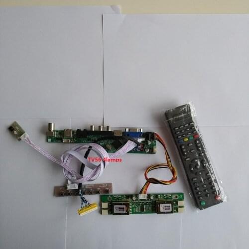 For LM190E08-TLGE Controller Board VGA AV Digital Signal 4 lamps HDMI LCD VGA kit Resolution TV 1280X1024 19" 30pin