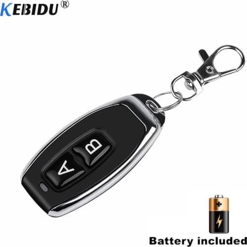 KEBIDU Wireless Universal RF Remote Control 433Mhz Switch AC 220v 110/120V Relay Receiver Module Remote Controller for Gate Door