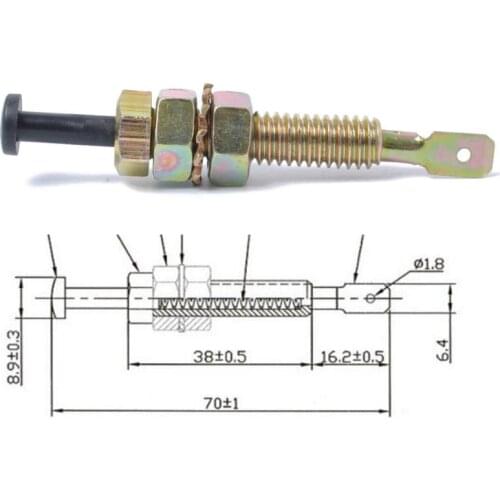 Pack Of 4 Car Truck Auto Door Hood Trunk Alarm Electronic Pin Switch Bonnet