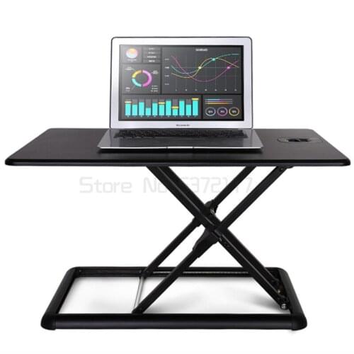 Computer lifting table folding notebook desk sitting and standing dual-purpose workbench desk