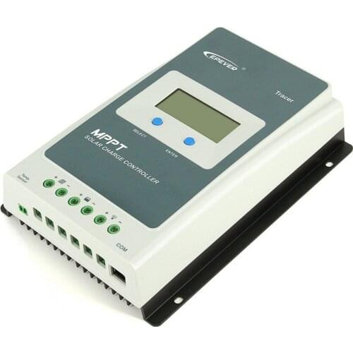 30A/40A MPPT Solar Charge Controller with LCD Display Automatic Short Circuit Protection and Automatic Current Limit Protection