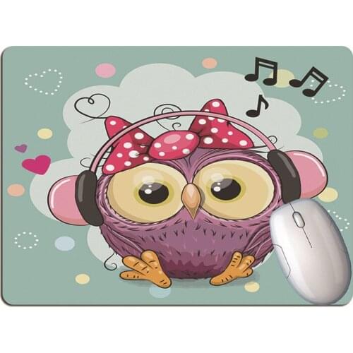 Mouse Pad Cute Owl Style Student Desk Keyboard Mouse Pad Writing Pad Notebook Computer Pad Office Table Pad