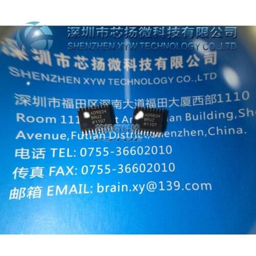 New Original Non-counterfeit 5pcs/lot AD9834 AD9834BRU AD9834BRUZ TSSOP-20 Frequency synthesizer Digital signal processing chip