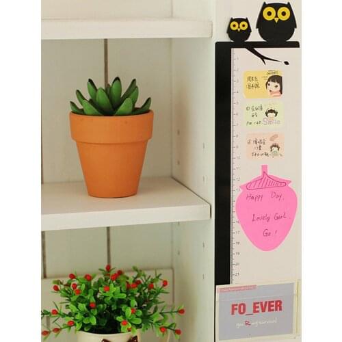 Monitor Memo Board Cute Owl Animal Acrylic Computer Monitor Side Panel with Sticky Notes Holder for Home Office Supplies