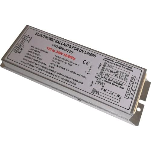 PH2-800-2/75U Germicidal Lamp Electronic Ballasts for UV Lamp 1-Lamp 95-155W or 2-Lamp 2X35-75W 110V-240V