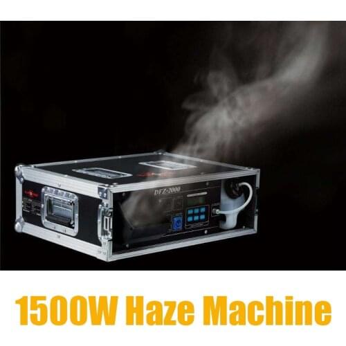 Professinal Stage Fog Haze Machine DMX 512 With Flycase 1500W Smoke Machine Good Use For Stage Effect Home Party Performance