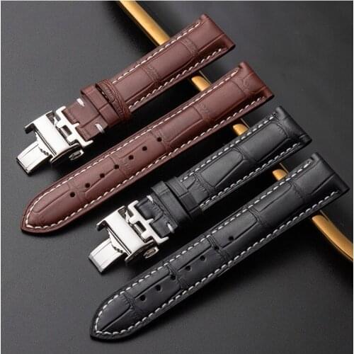 Calfskin Watch Band for Longines Masters Collection Watch Strap Belt Bracelet Cowhide Leather 13 14 15 18 19 20 21 22 24mm Strap
