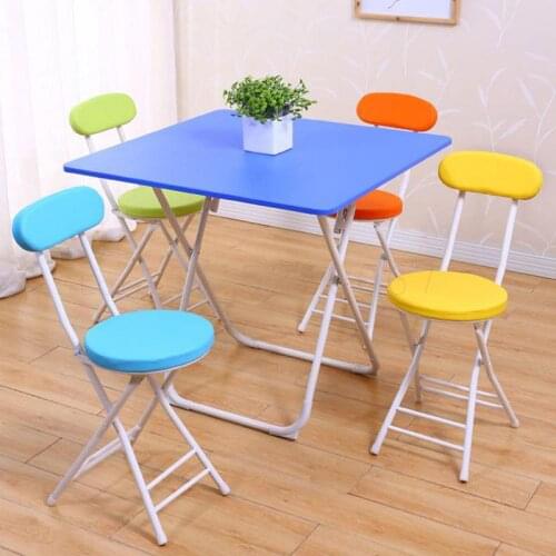 Folding Stool Household Table Chair Stool High Chair Small Stool Bench Simple Dormitory Contracted And Portable