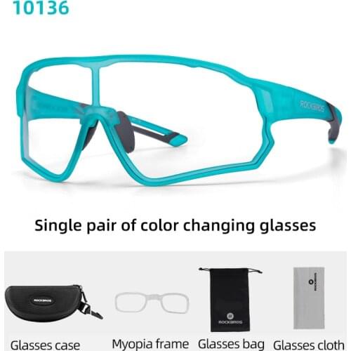 ROCKBROS Photochromic Cycling Sunglasses for Men Cycling Glasses UV400 Bicycle Sunglasses Women Mtb Gafas Ciclismo Bike Glasses