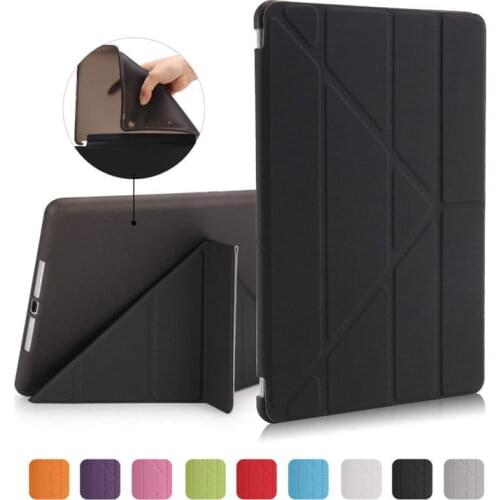 For Ipad Air 1 A1474 A1475 Smart Case 5 Shapes Stand Thin Leather Soft Cover For iPad AIR 2 A1566 A1567 9.7 Auto Sleep/Wake up