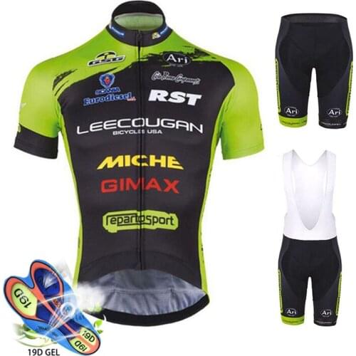 Ropa Bicicleta De Carretera 2019 Pro Team Cycling Clothing Summer Short Sleeve Cycling Suit Mens Top and Bottom Bib Shorts Kit