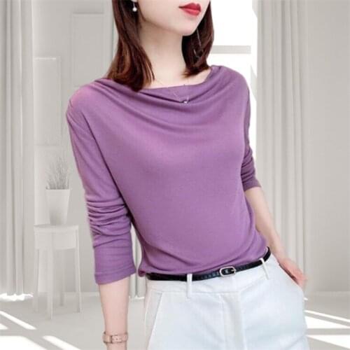 Vintage Women Elegant Shirts Spring Autumn 2020 Cotton Long-sleeved Shirt New Style Solid Soft Tops Plus Size M-5XL 6XL 7XL