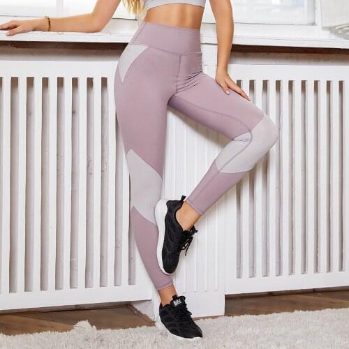 Women Yoga Leggings Sexy High Waist Tummy Control Butt Scrunch Side Pocket Push Up Nylon Seamless Gym Workout Stretchy Pants