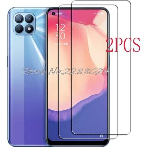 2PCS FOR OPPO Reno4 SE 5G Tempered Glass Protective On Reno 4 4SE PEAM00, PEAT00 Screen Protector Film Cover