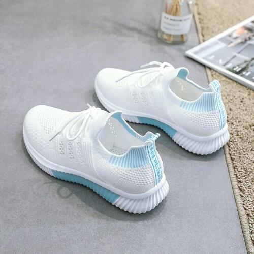 2021Summer WomenShoesMeshLight BreathableWomenSneakersFlatsCasualFemalTrainers Walking Shoes Zapatillas Mujer