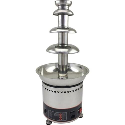 4 Tiers 60cm 304# Stainless steel Chocolate fountain machine D20096 for Commercial & home used