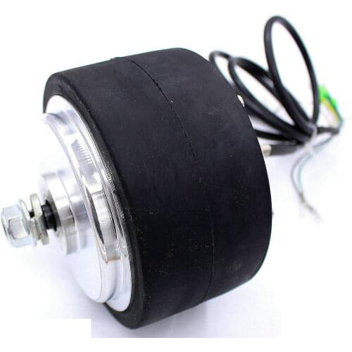 DC24V-36V 4/5 Inch 110/125MM Small Brushless Hub Motor,low Speed High Torque Electric Vehicle Scooter AGV Handling Trolley Motor