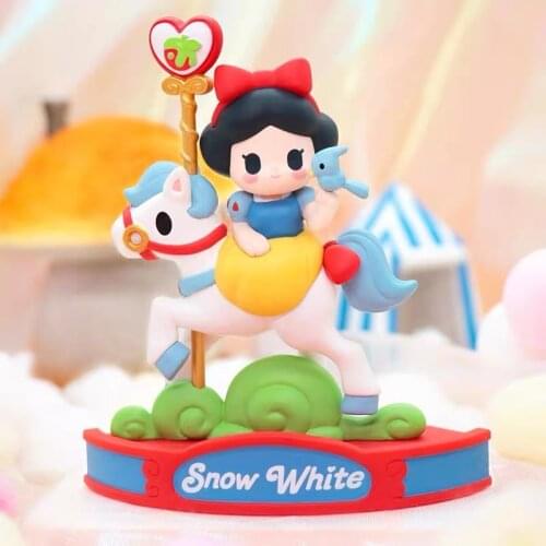 Disney Princess Comics Series Aurora Ariel Belle Mulan Snow White Action Figure Toys Gifts for Kids Collection Model Decoration