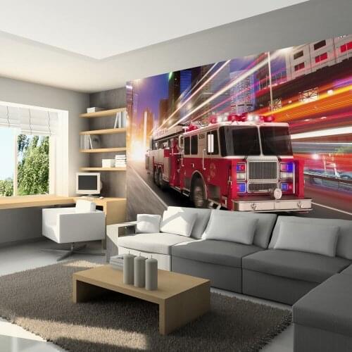 Wall mural-Fire truck - 400x280 cm