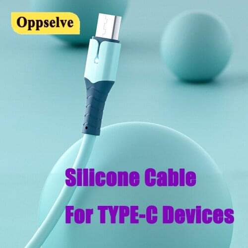 5A 2m USB Type C Cable For Samsung S10 S9 A51 Xiaomi Mi 10 Redmi Note 9s 8t Fast Charging USB C Liquid Silicone Cable Wire Cord