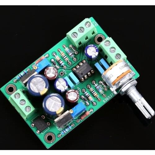NE5532 Fully Direct Coupled Dual Op Amp HiFi Preamplifier Audio Finished Board