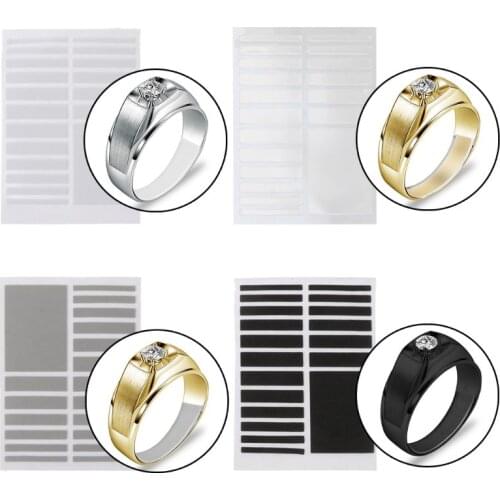 Invisible Ring Size Adjuster for Loose Rings 6 Sizes Jewelry Guard Spacer Fitter