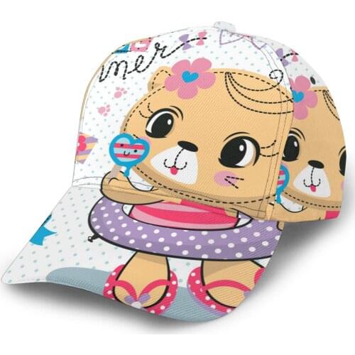 2021 New Baseball Cap Fishing Caps Men Outdoor Hunting Hat Hiking Hat Cartoon Cat In Rubber Ring